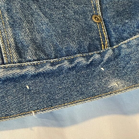 Vintage Elvis Presley Blue Jean Denim Jacket  Unique Vibrant Back Print XL - Picture 8 of 16